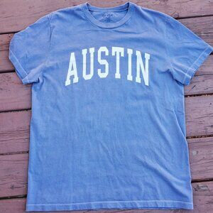 John Galt (Brandy Melville) - Blue Austin Texas Tee - One Size